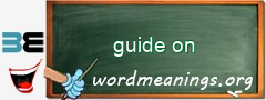 WordMeaning blackboard for guide on